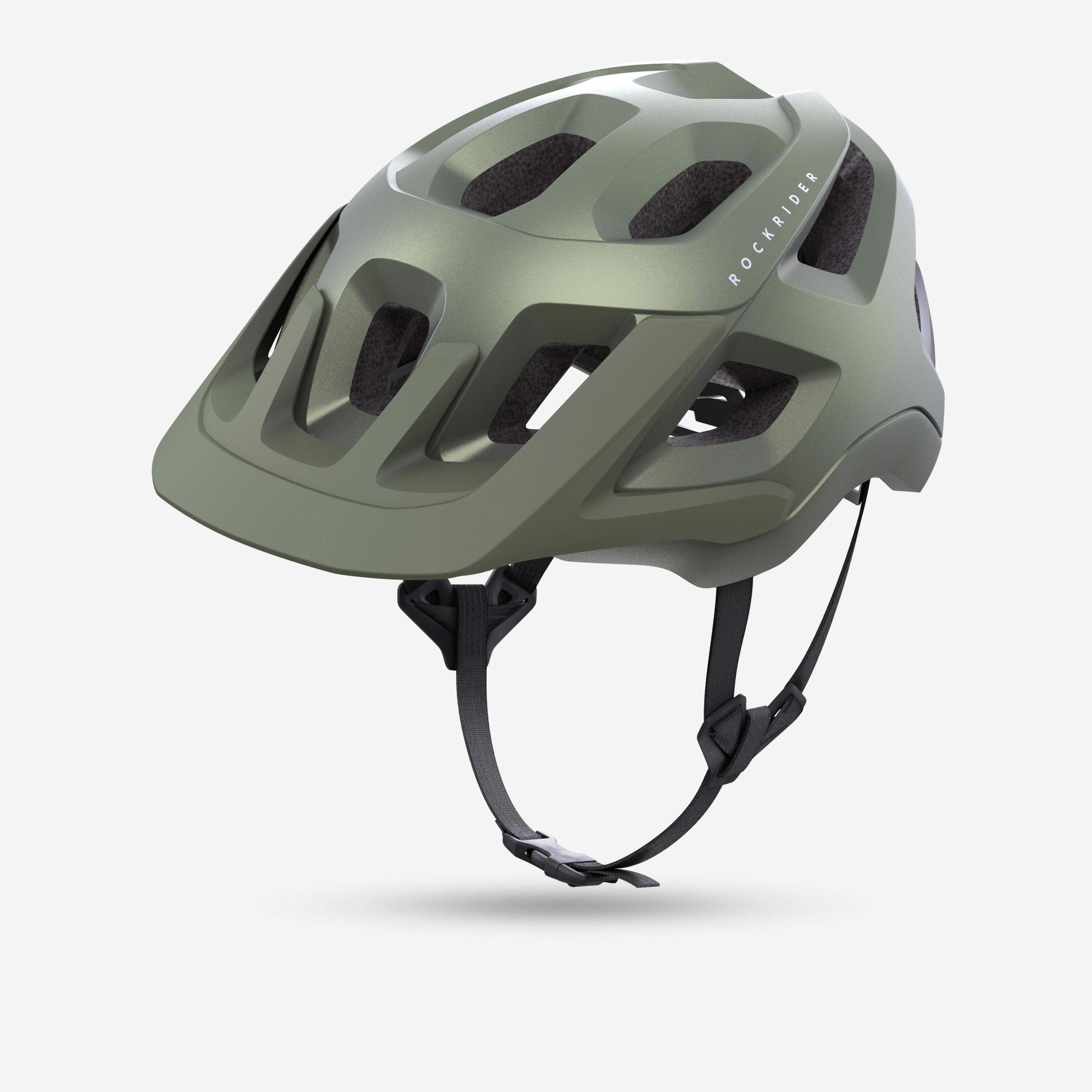 Adult Mountain Bike Helmet Expl 500 - Green 1/9