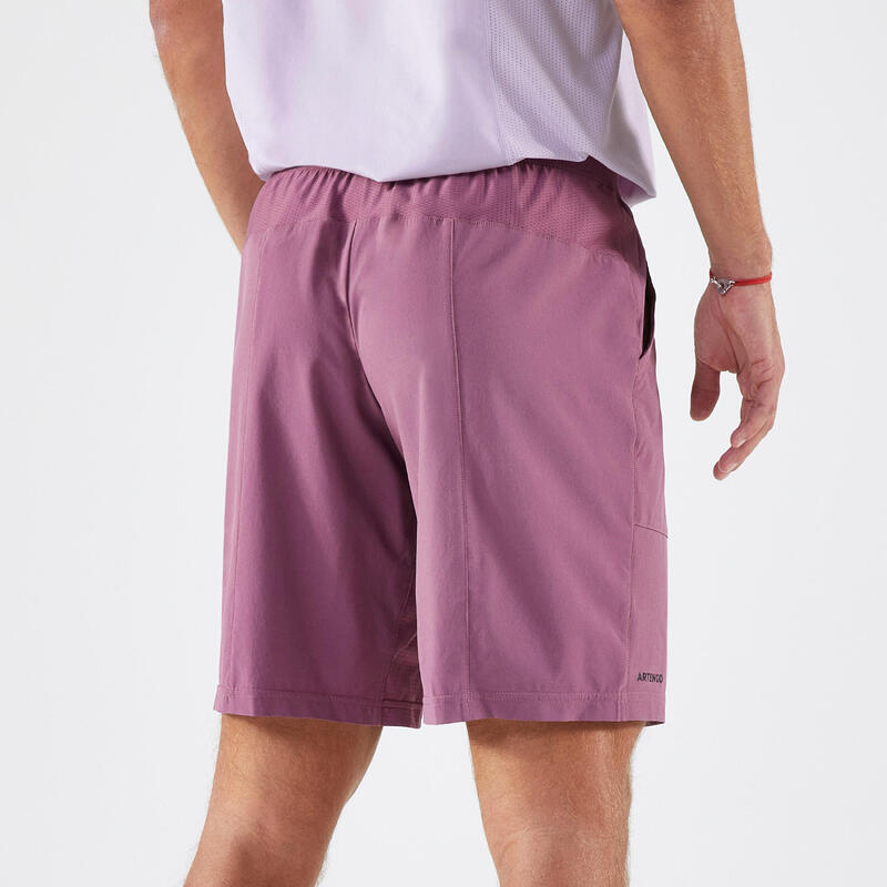 Pantaloncini tennis uomo DRY lilla