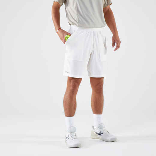 
      Men's Breathable Tennis Shorts Dry - White
  