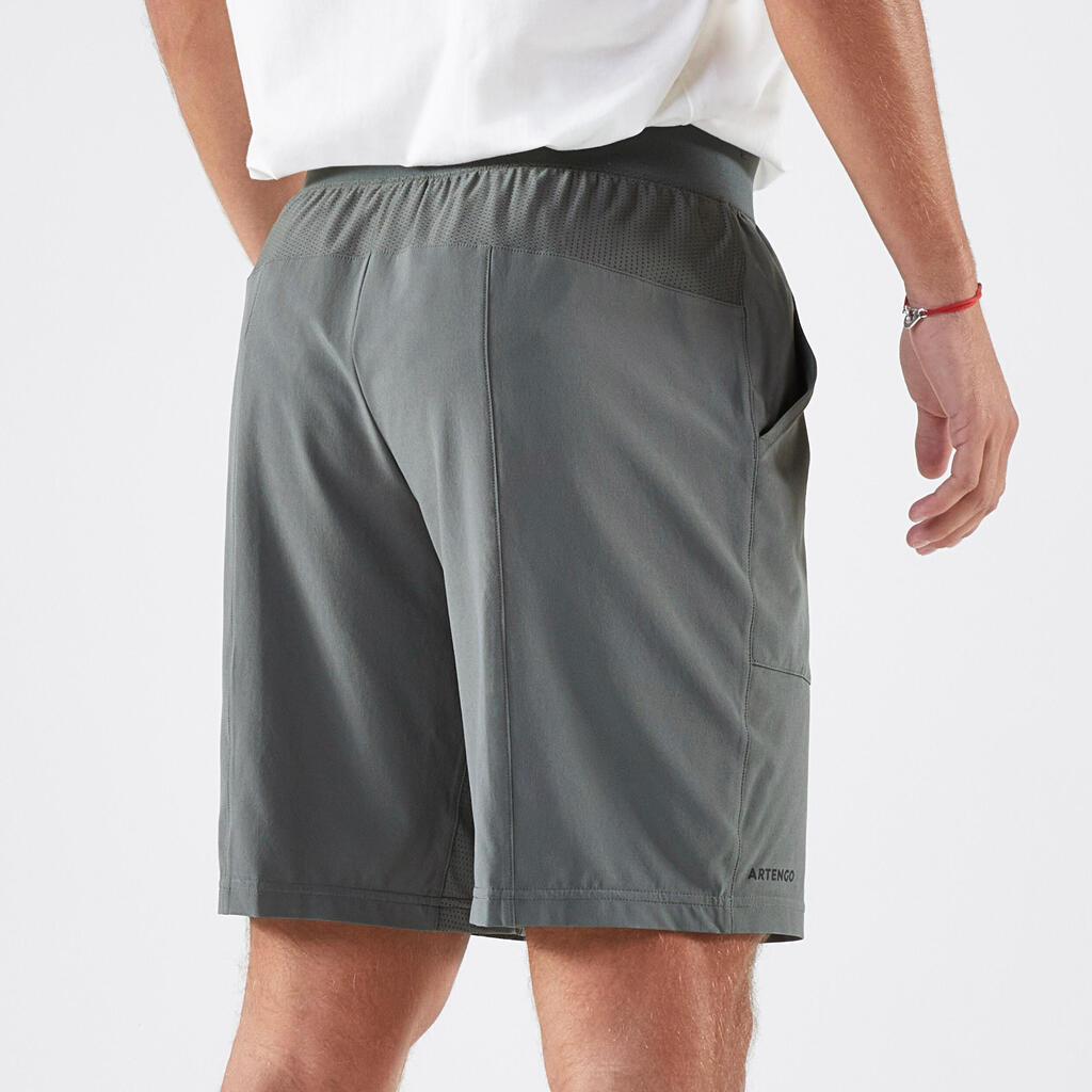 Short de tennis Homme respirant - Artengo Dry Kaki