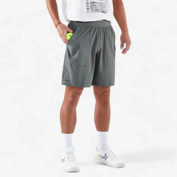 Khaki men's tennis shorts
