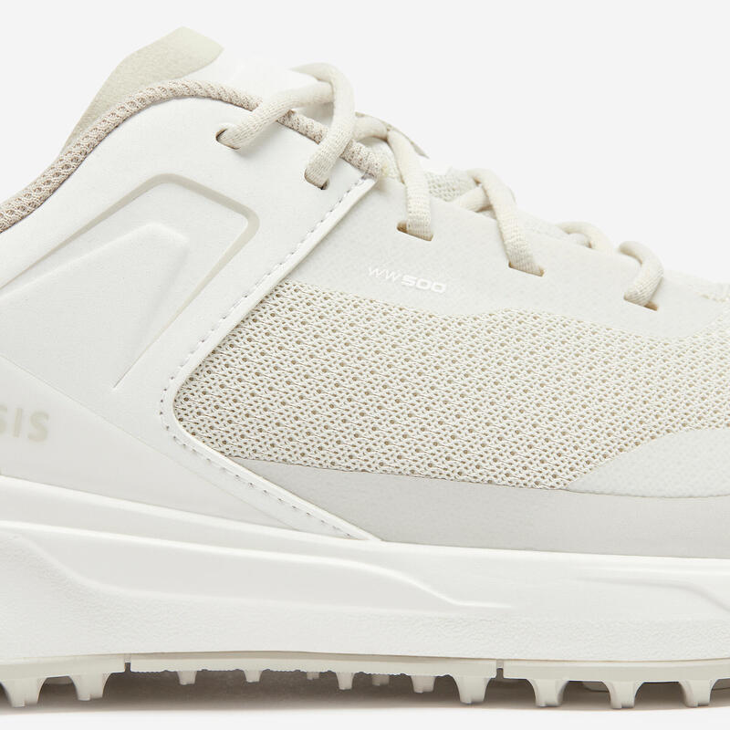 Ademende golfschoenen voor dames WW 500 beige