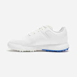 Women's Golf Grip Waterproof Shoes Kids - MW500 White