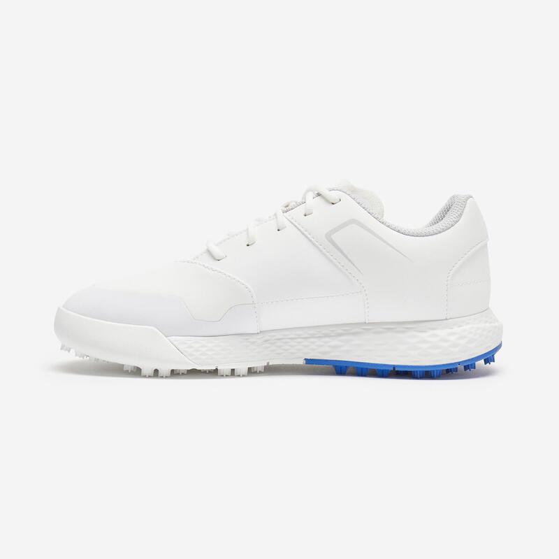 Chaussures golf grip waterproof enfant - MW500 blanc