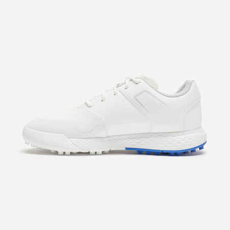 Women's Golf Grip Waterproof Shoes Kids - MW500 White