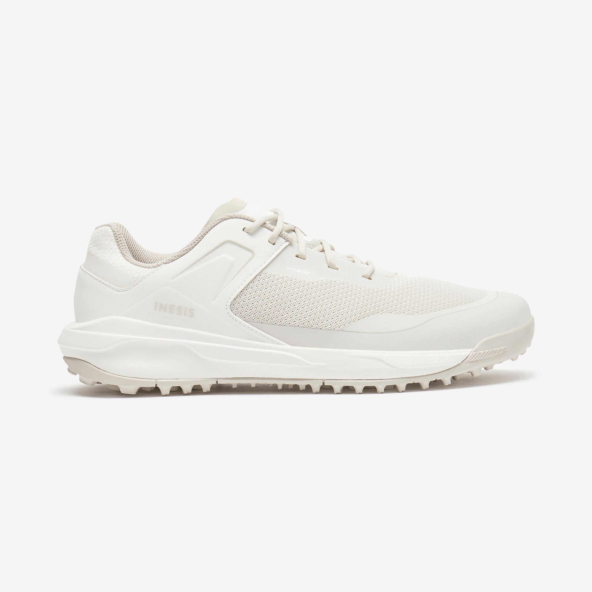 Men’s Golf Breathable Shoes - WW 500 Beige - INESIS