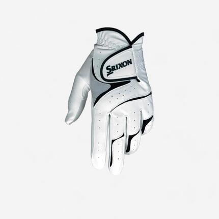 Golfhandschoen voor heren rechtshandig All Weather wit
