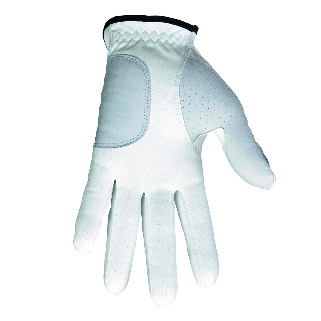 Pánska golfová rukavica pre pravákov All Weather biela