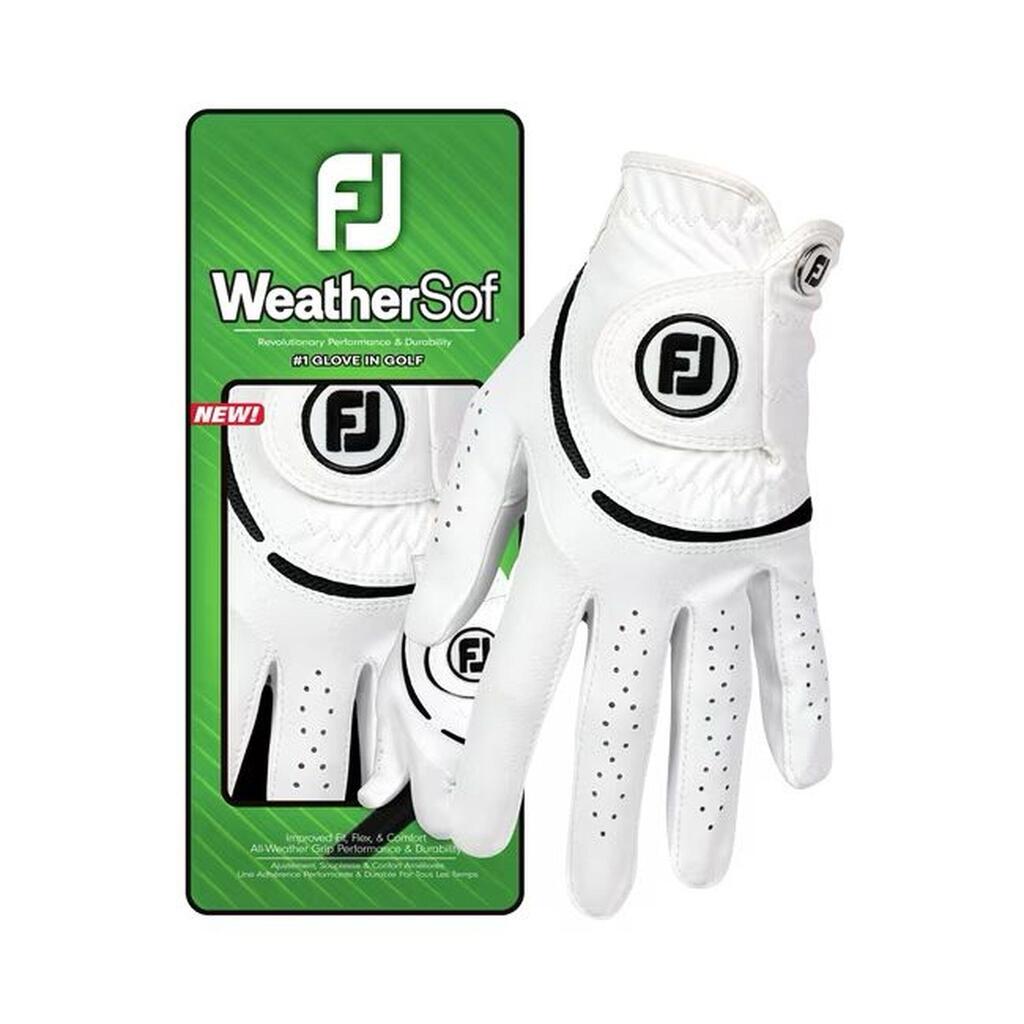 Ženska rokavica za golf D FootJoy - WeatherSof bela