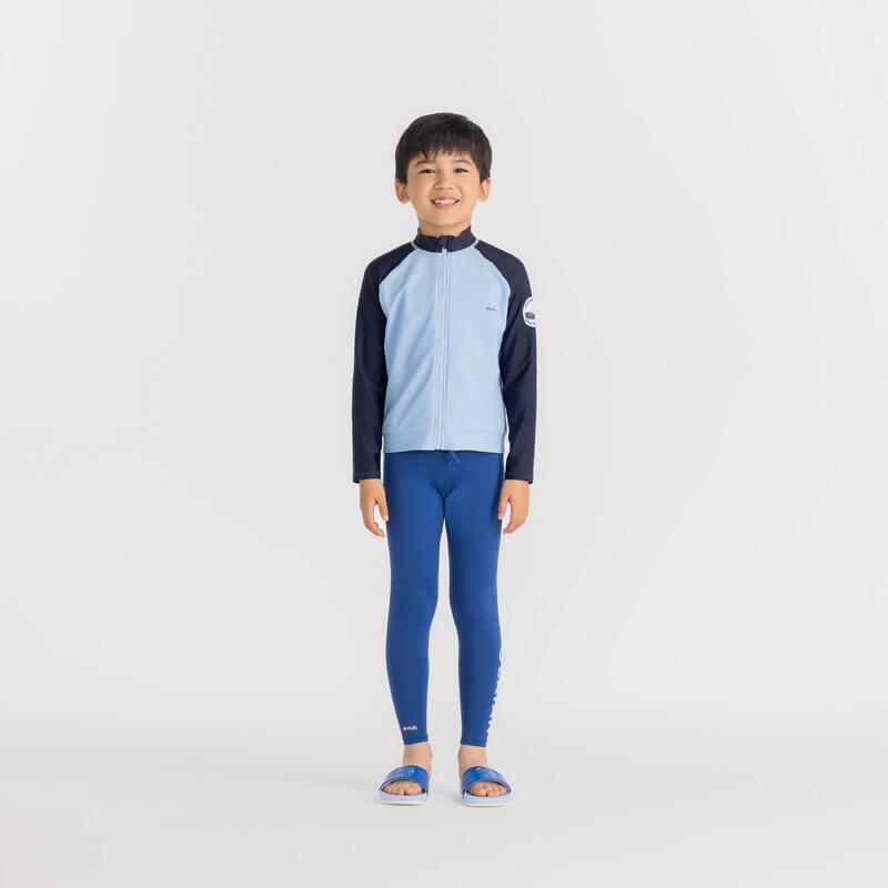 Boy Surfing TOP UV Full Zip 500 blue