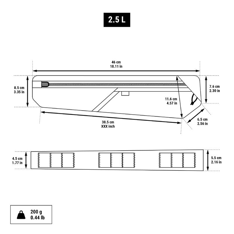 Torba rowerowa Riverside na ramę Half-Frame 2,5 l