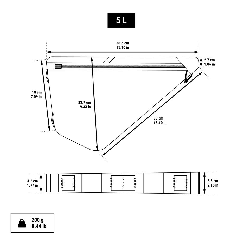 Torba za okvir bicikla 5 l ADVT 500