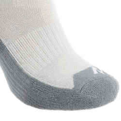 Kids' hiking socks NH100 2-Pack - Grey 