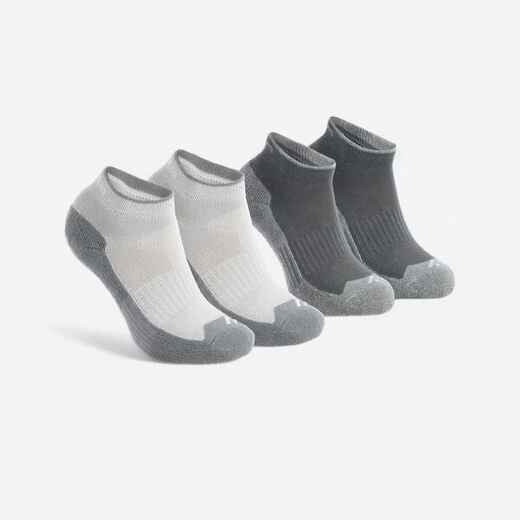 
      Kids' hiking socks NH100 2-Pack - Grey 
  