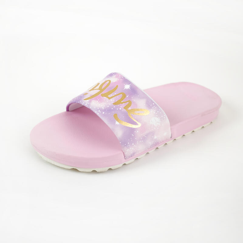 女童款衝浪拖鞋 550－粉紅色／紫色