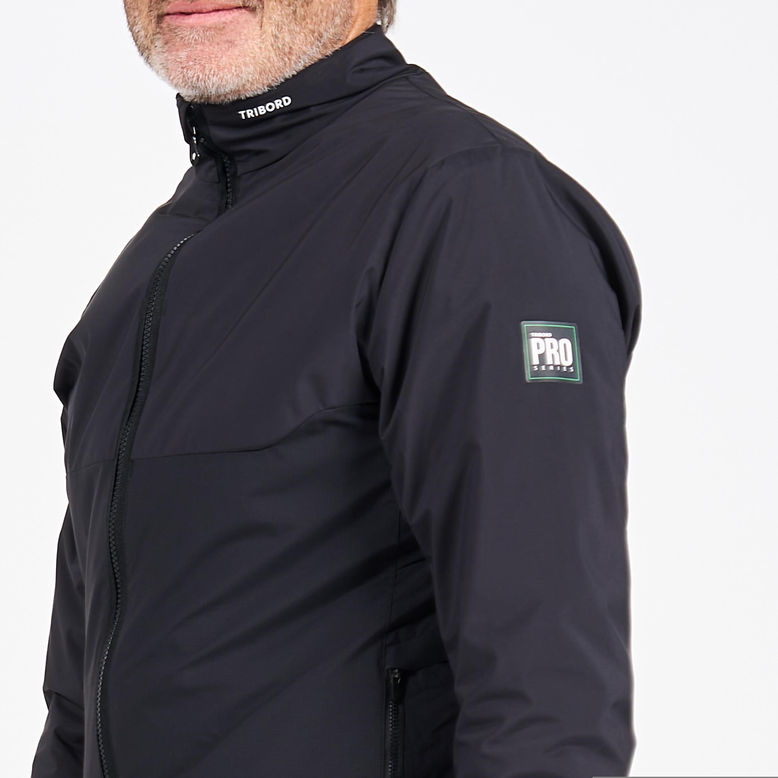 Chaqueta Vela Offshore Pro Series Hombre Gris Carbono Lana Merina Forro 15/49