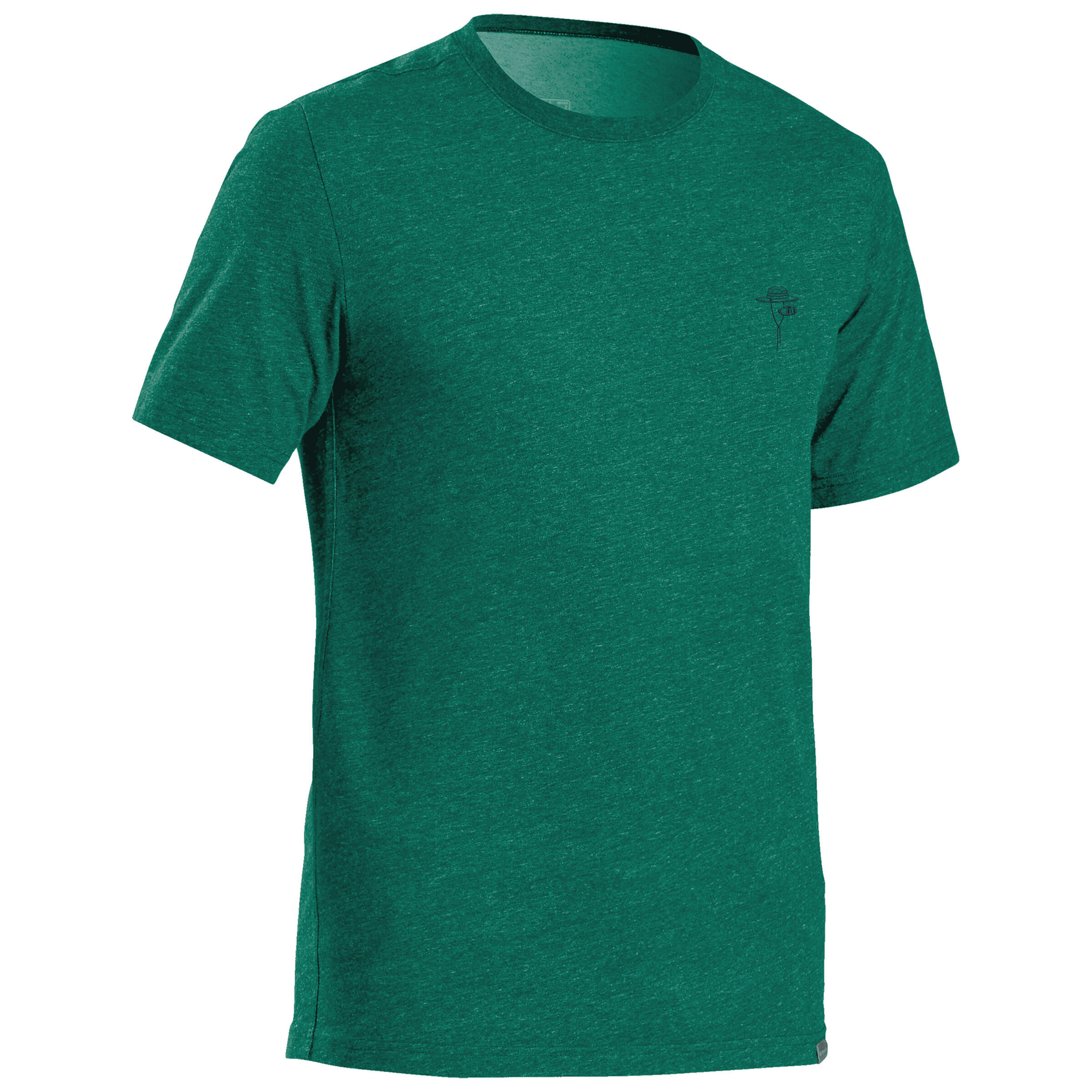 T-shirt montagna uomo NH100 verde 4/6