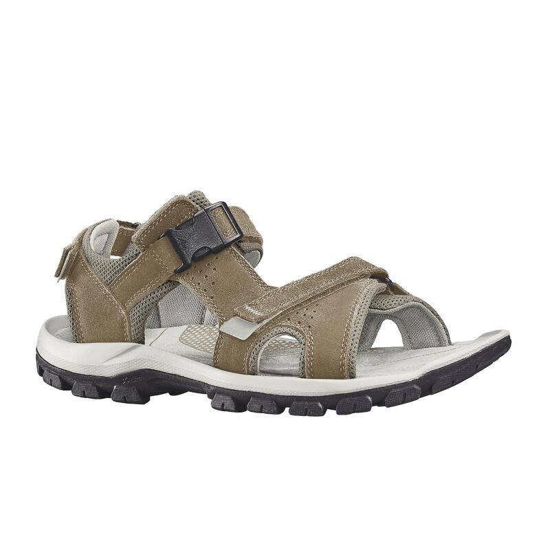 Erkek Outdoor Deri Sandalet - Kahverengi - NH500