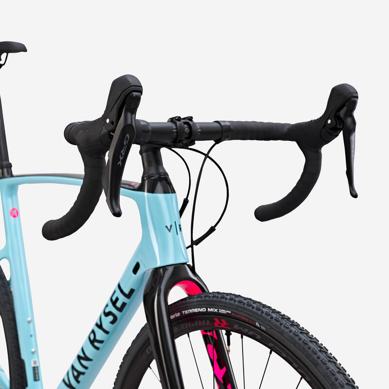 BICICLETĂ CICLOCROS RCX 2 SHIMANO GRX 12S ALBASTRU DESCHIS