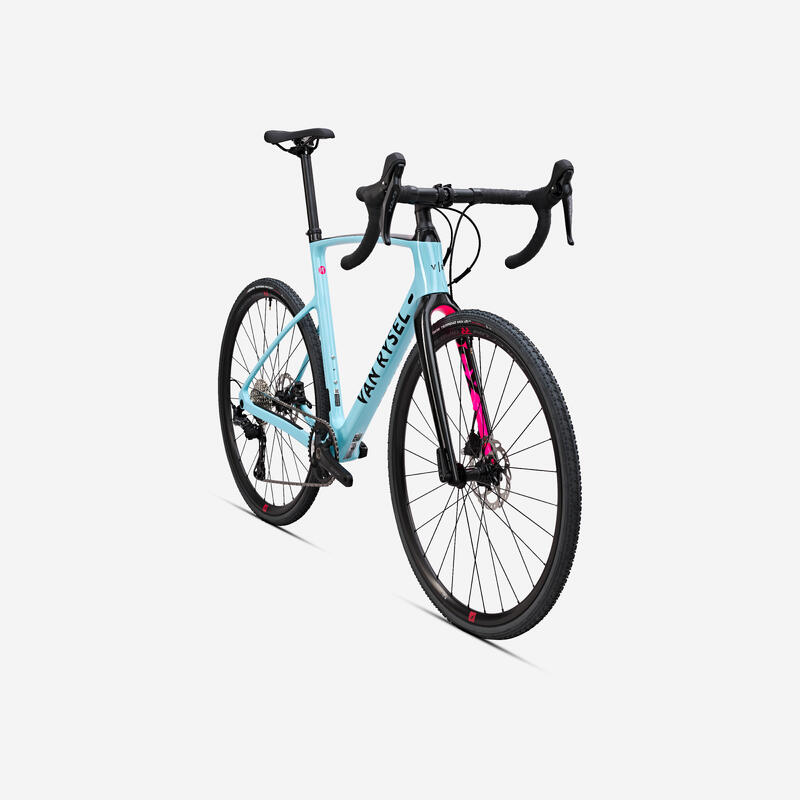 BICICLETĂ CICLOCROS RCX 2 SHIMANO GRX 12S ALBASTRU DESCHIS