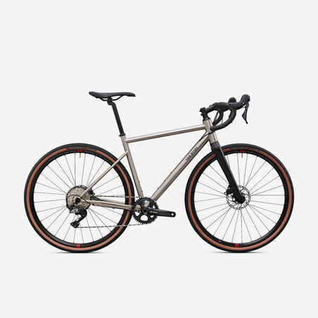 Bicicleta Gravel Riverside 900 Titanio