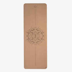 Cork Yoga Mat 185 ⨯ 65 cm ⨯4 mm - Mandala