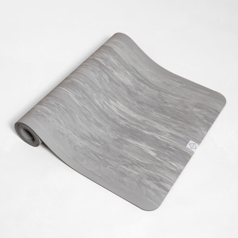 Tappetino yoga GRIP antiscivolo 185cm x 65cm x 5mm grigio