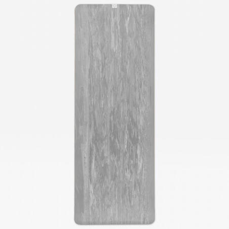 Siva prostirka za jogu GRIP (185 cm x 65 cm x 5 mm)