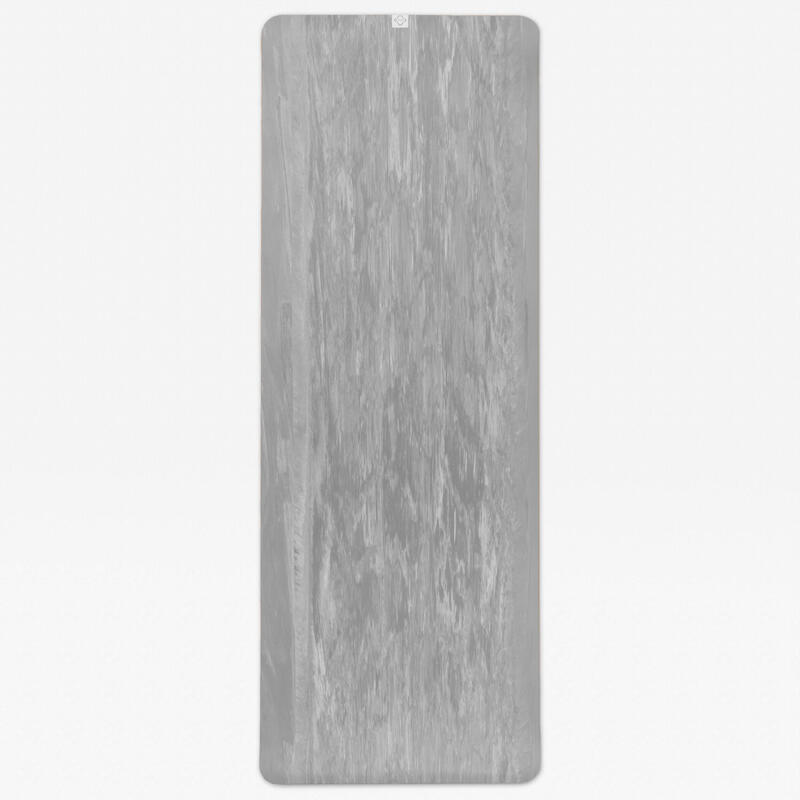 Siva prostirka za jogu GRIP (185 cm x 65 cm x 5 mm)