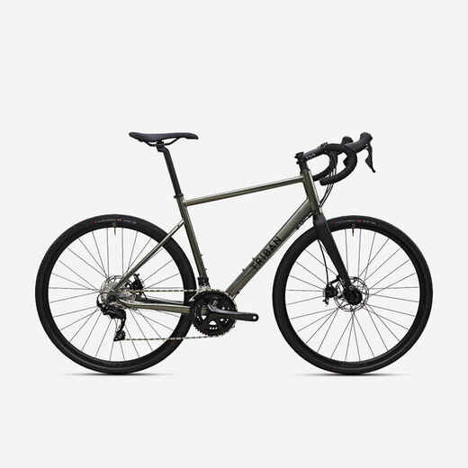 
      Rennrad Gravelbike Triban RC520 Shimano 105 khaki 
  