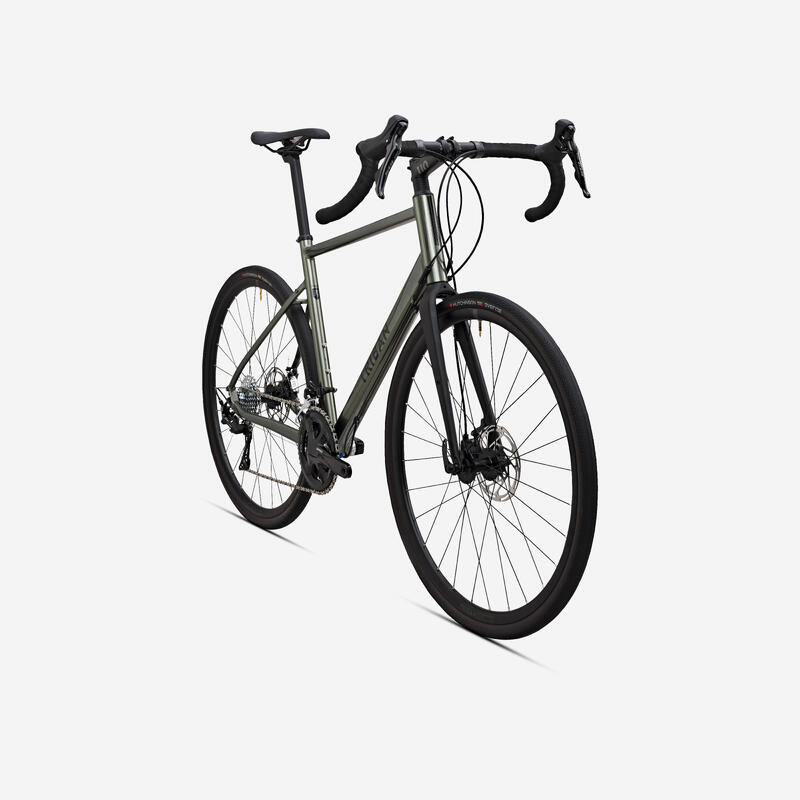 BICICLETA GRAVEL TRIBAN RC520 GRAVEL CAQUI SHIMANO 105