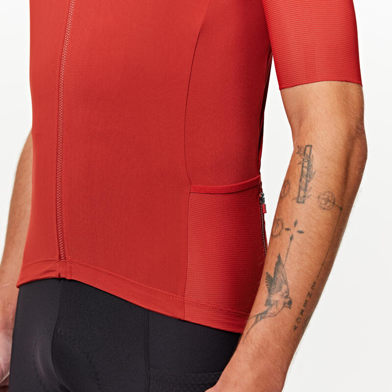 Maglia ciclismo uomo Van Rysel ENDURANCE ULTRA 2 rossa