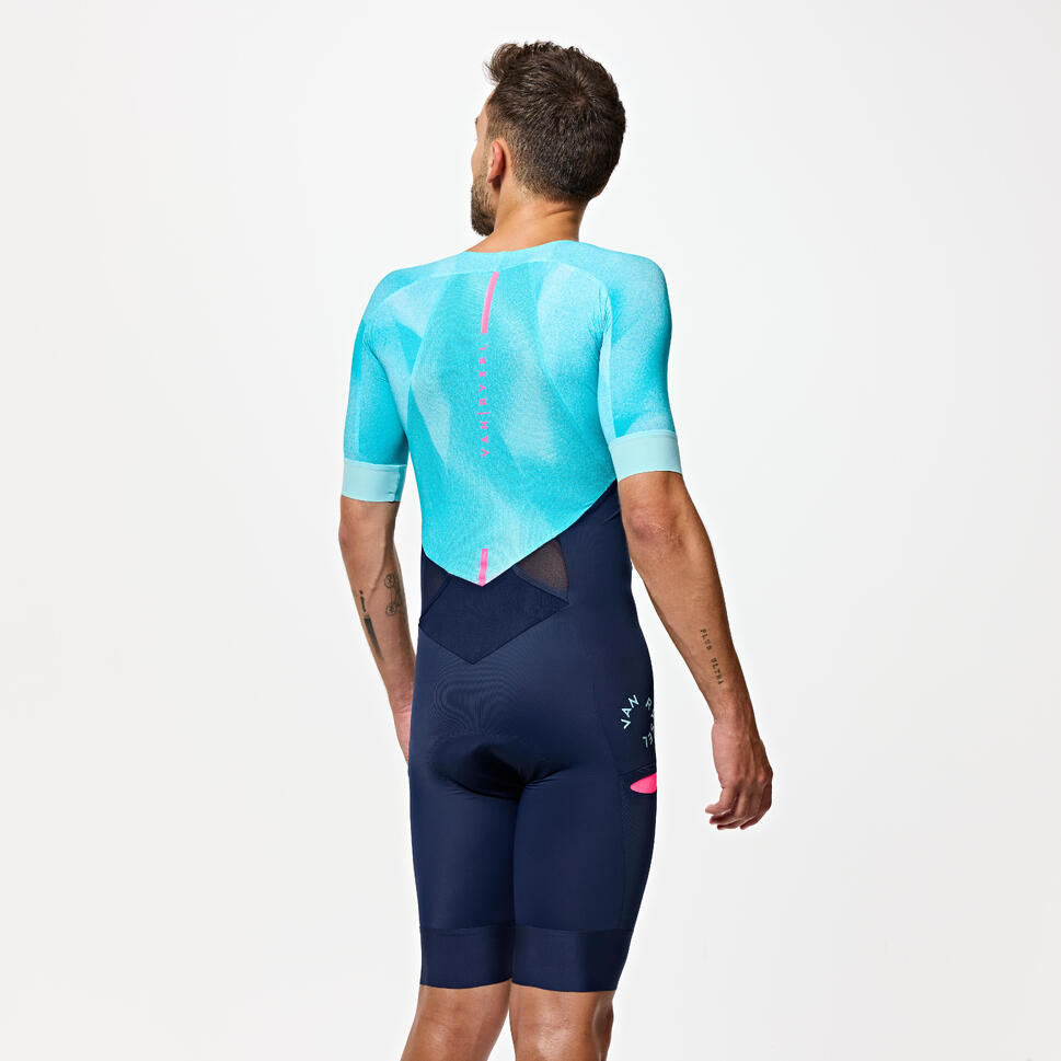 VOXCAUTQ Triatlon tri-pak voor heren, gewatteerd mouwloos pak