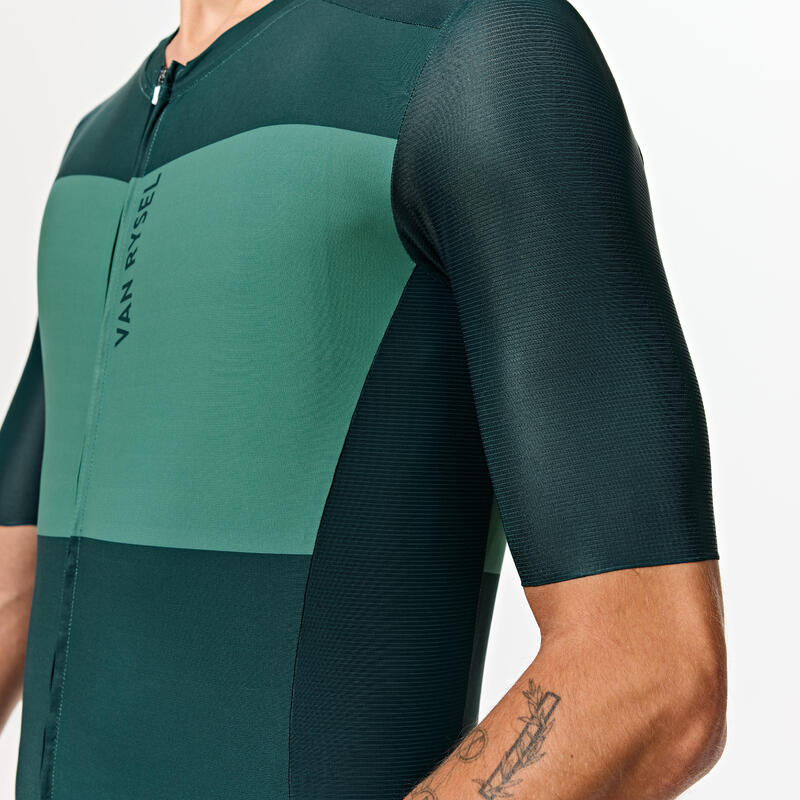 Maillot de vélo route manches courtes été unisexe - RACER 2