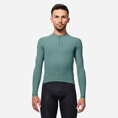 Jersey Ciclismo Carretera Racer Ultralight Hombre Cedro Manga Larga Anti-UV