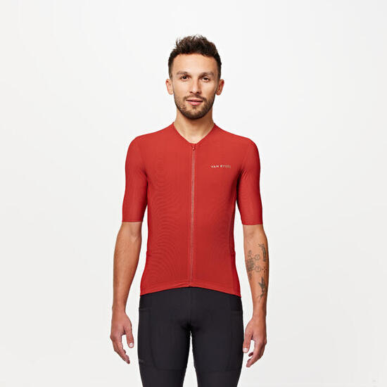 Maglia ciclismo uomo Van Rysel ENDURANCE ULTRA 2 rossa
