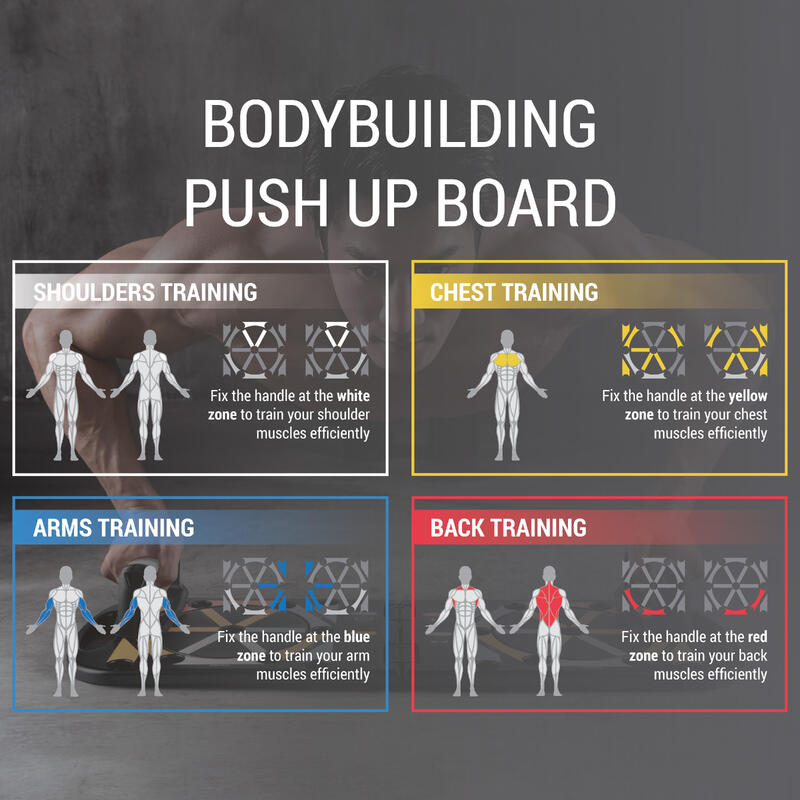 BODYBUILDING PUSH UP BOARD