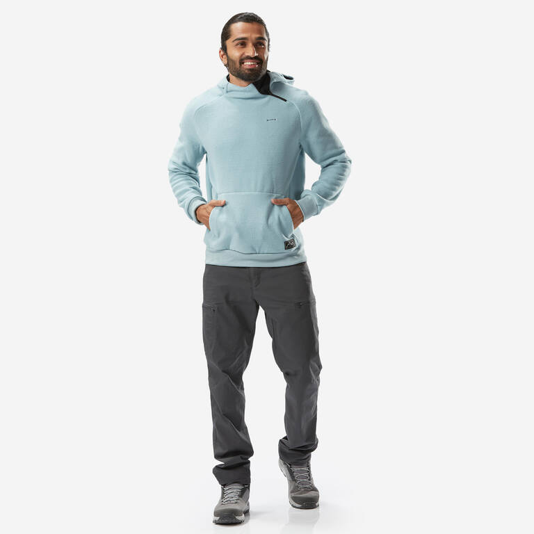 Men’s Hiking Hooded Fleece Sweatshirt - MH100