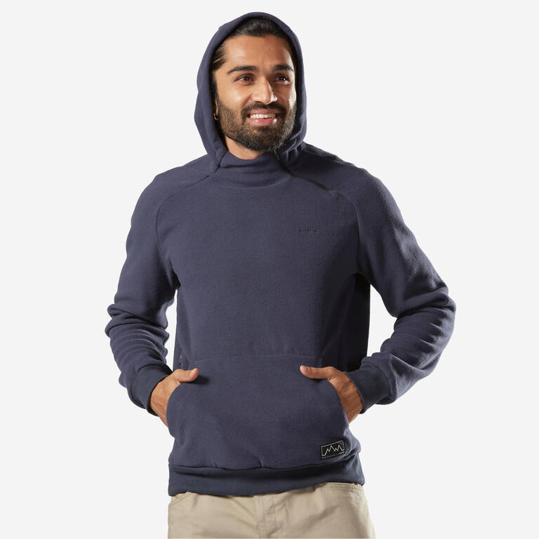 Men’s Hiking Hooded Fleece Sweatshirt - MH100