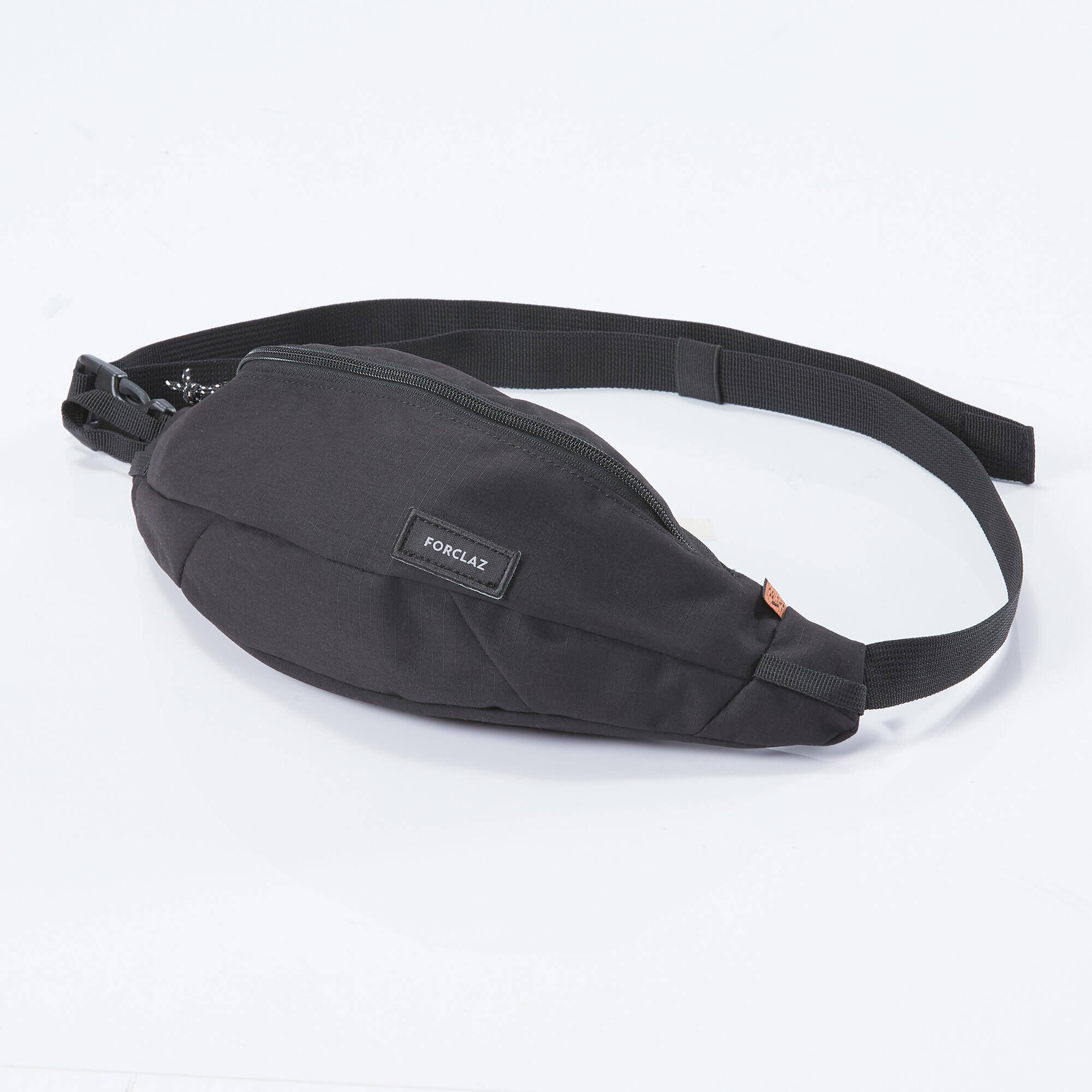 Travel Waist Bag, Multiple Compartment, 2L Capacity - Black -  1