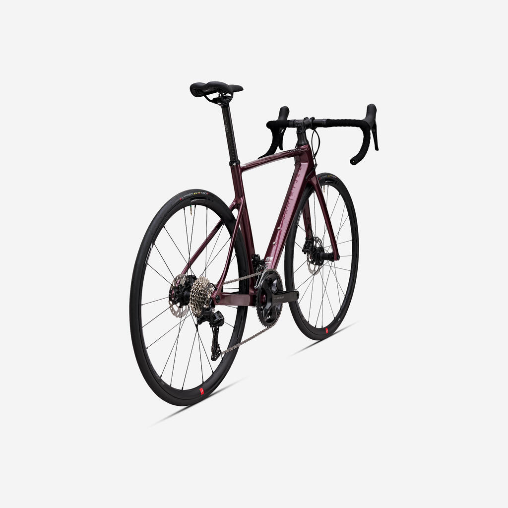 Sieviešu velosipēds “EDR CF Shimano 105”, 12 ātrumi, vīnsarkans