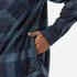 Men Checked Full Sleeve Light Flannel Shirt Blue - Travel 500