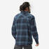 Men Checked Full Sleeve Light Flannel Shirt Blue - Travel 500
