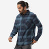 Men Checked Full Sleeve Light Flannel Shirt Blue - Travel 500