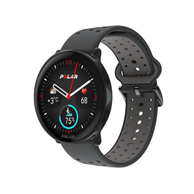 Ceas Smartwatch sănătate și fitness Polar Ignite 3 Exclu Decathlon Negru/Gri