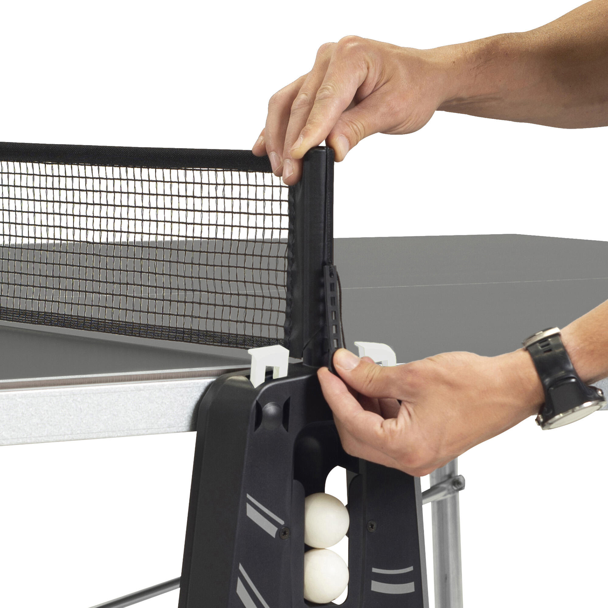 Recreational Table Tennis Table Advanced Outdoor - Grey 8/10
