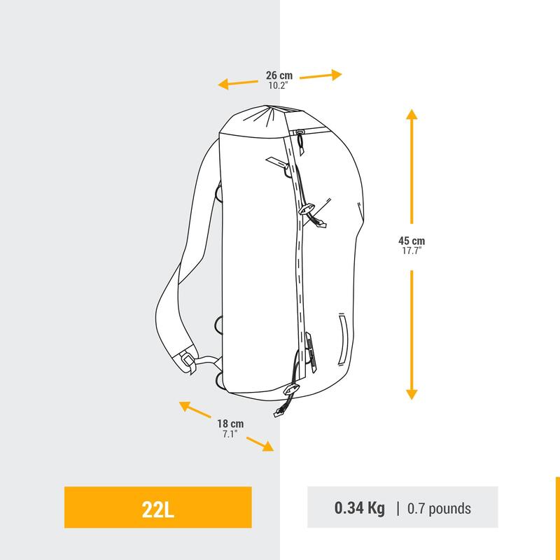 Mászóhátizsák, 22 literes, ultralight - Sprint