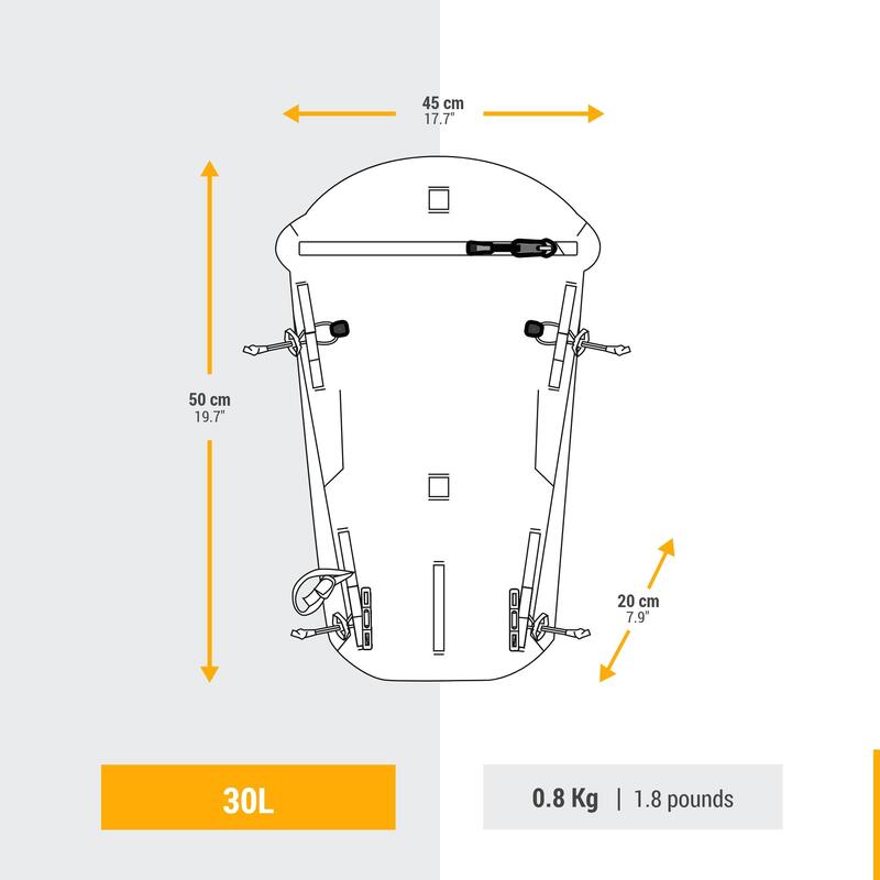 Nepromokavý batoh Ice na alpinismus 30 l 