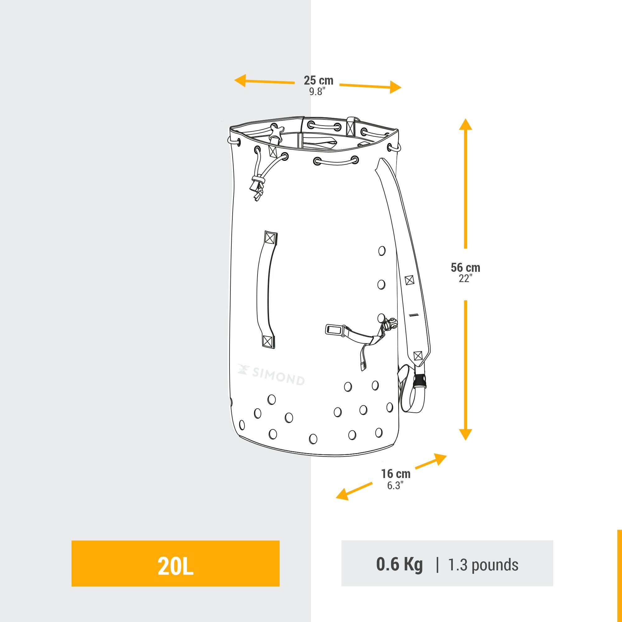 SIMOND Batoh na kaňoning 20 l - MK 100 bez · záber 4