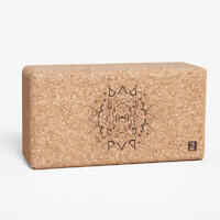 Cork Yoga Brick - Mandala Print